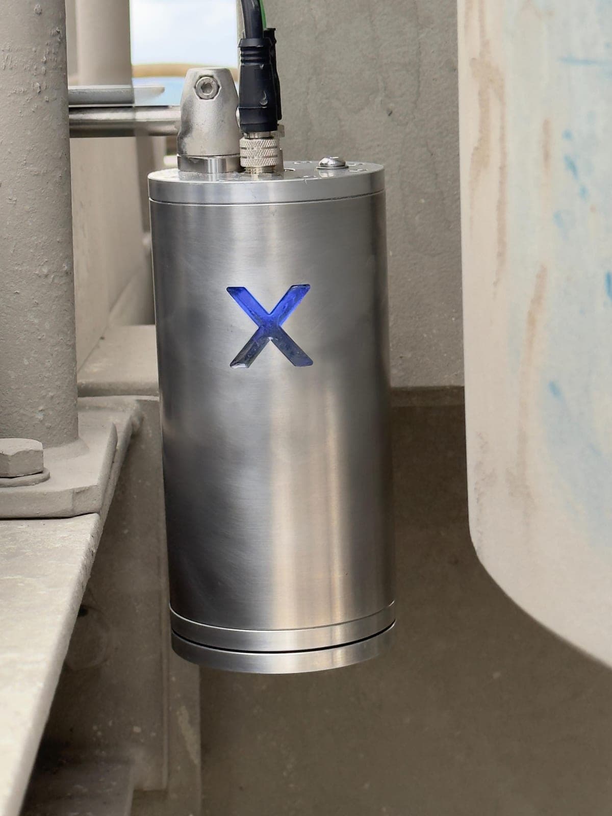X-flow camera mounted at a flotation cell